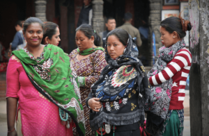 ネパールの女性
